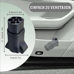 Typ2-Stecker auf 16A Schuko-Steckdose Adapter, 16A 1-Phasen-EV-Adapter zum Bezug von Strom von der EV-Ladestation