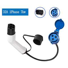 CEE 32A auf Typ 2 Stecker, CEE 32A auf Typ 2 (Ladeseite) Adapter für elektrische Fahrzeuge Ladestation