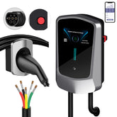 Wallbox 11kW/22kw mit Smart APP WIFI, EV Ladegerät 16A/32a Typ 2 Heim Ladestation 400V 5m Ladekabel für Alle EVs und PHEVs