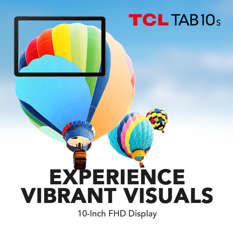 TCL TAB 10S Tablet 10.1" FHD IPS 8000mAh 8MP AF Kamera Office Unterstützung TF Karte - EU Version