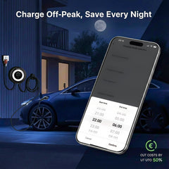 Coolladen Wallbox 11 kW App Steuerung & RFID, Typ 2 auf CEE 16 A 3-phasiges EV Ladegerät, erweiterter AC+DC Fehlerstromschutz (RCD Typ B)