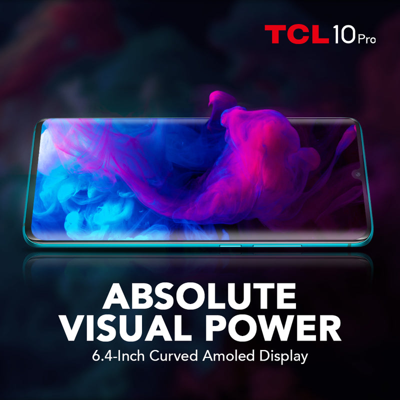 TCL 10 Pro Smartphone 64MP Kamera 6,47" 3D gekrümmter AMOLED-Bildschirm  NFC 6GB+128GB ROM EU Version