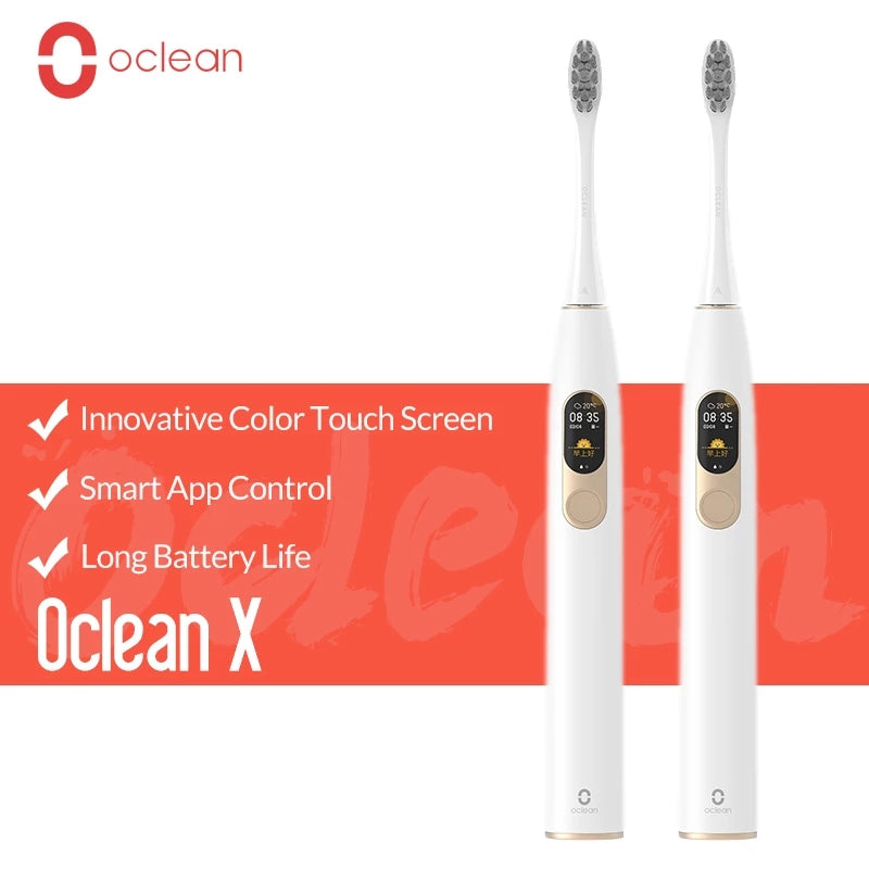 Oclean X Sonic Elektrische Zahnbürste Automatische Zahnbürste IPX7 Wasserdicht USB Schnellaufladung Zahnreinigung