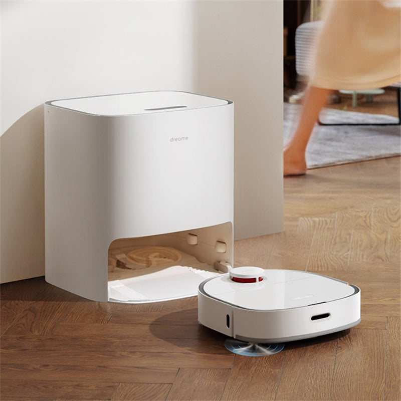 Dreame Bot W10 Roboter-staubsauger- 4000Pa Starken Sog Fegt Wischen Waschen Trocknen 4 in1 Für home Teppich