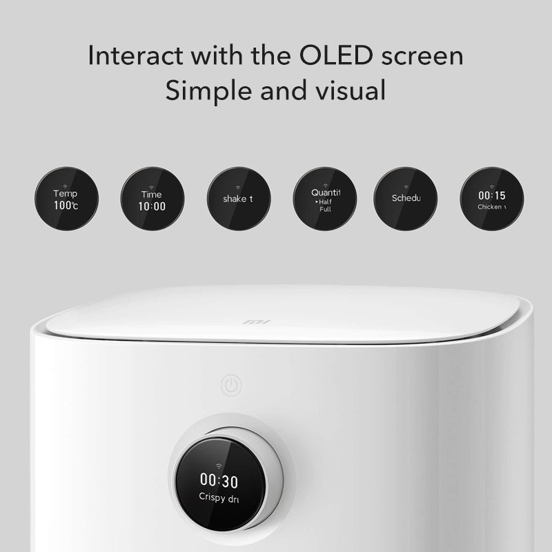 Xiaomi Mijia Smart Electric Air Fryer 3.5L OLED-Bildschirm Mijia App-Steuerung