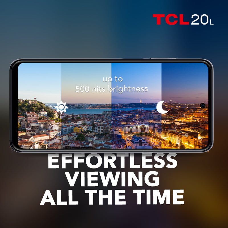 TCL 20L 4GB+128GB Smartphone 6.67 "FHD + Display 48MP AI Quad Kamera 18W Schnelle Ladung 5000mAh NFC- EU Version