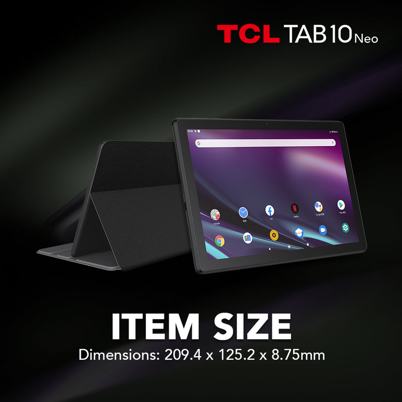 TCL TAB 10 Neo Tablet  10 "IPS Dispay Android 10 Kinder Modus GPS 4080mAH Büro Studie 2 Lautsprecher für Kinder-EU Version